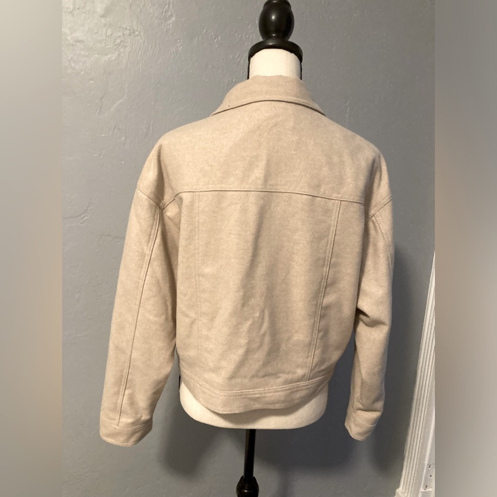 Mango Chaqueta cropped wool jacket - Picture 6 of 10
